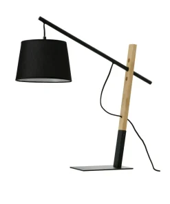 Czarna lampka stołowa w stylu rustykalnym AZ5644 GARDA | Kaja*Sklep Kaja Outlet