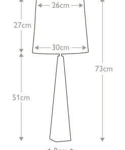 Czarna lampka stołowa z abażurem ASCENT-TL-BLK z serii ASCENT*Sklep Kaja Online