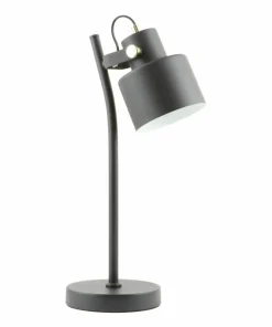 Czarna lampka w stylu industrialnym, do biura A2038-SBK DRACO | Kaja*Sklep Kaja Store