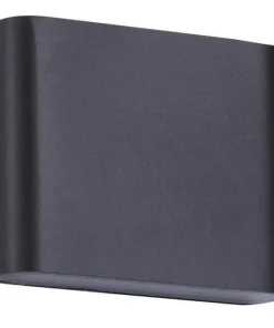 Czarna, ledowa lampa ścienna na elewację LP-1556/1W BK z serii SAP*Sklep Kaja Cheap