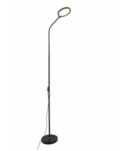 Czarna, ledowa lampa stojąca do salonu ZM SM-609-BL PODŁOGOWA | Kaja*Sklep Kaja Best Sale