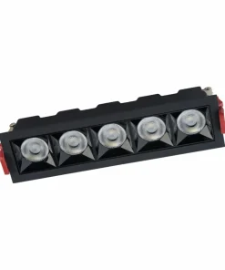 Czarna, ledowa lampa wpustowa 20,7cm 36° 3000K 10062 MIDI LED | Kaja*Sklep Kaja Shop
