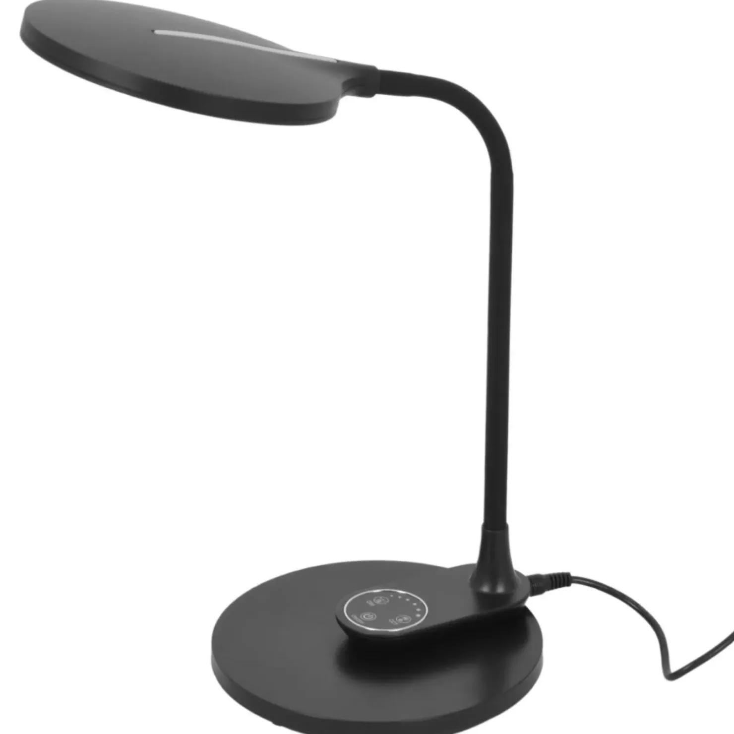 Czarna ledowa lampka biurkowa, ściemniana K-BL1153 z serii GAJA*Sklep Kaja Sale