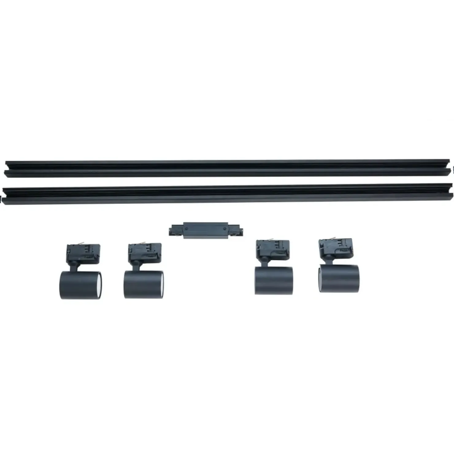 Czarna listwa 3-fazowa 2m ze spotami LP-737 BK SET 3F z serii SNOW SET*Sklep Kaja Store