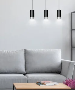 Best Sale Sklep Kaja Czarna listwa z trzema wiszącymi lampami 816/3 | Kaja Oświetlenie