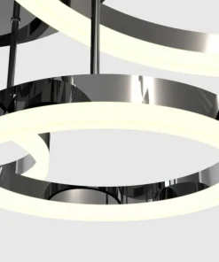 Czarna, nowoczesna lampa sufitowa LED WF 9049-605 PERPIGNON | Kaja*Sklep Kaja Discount