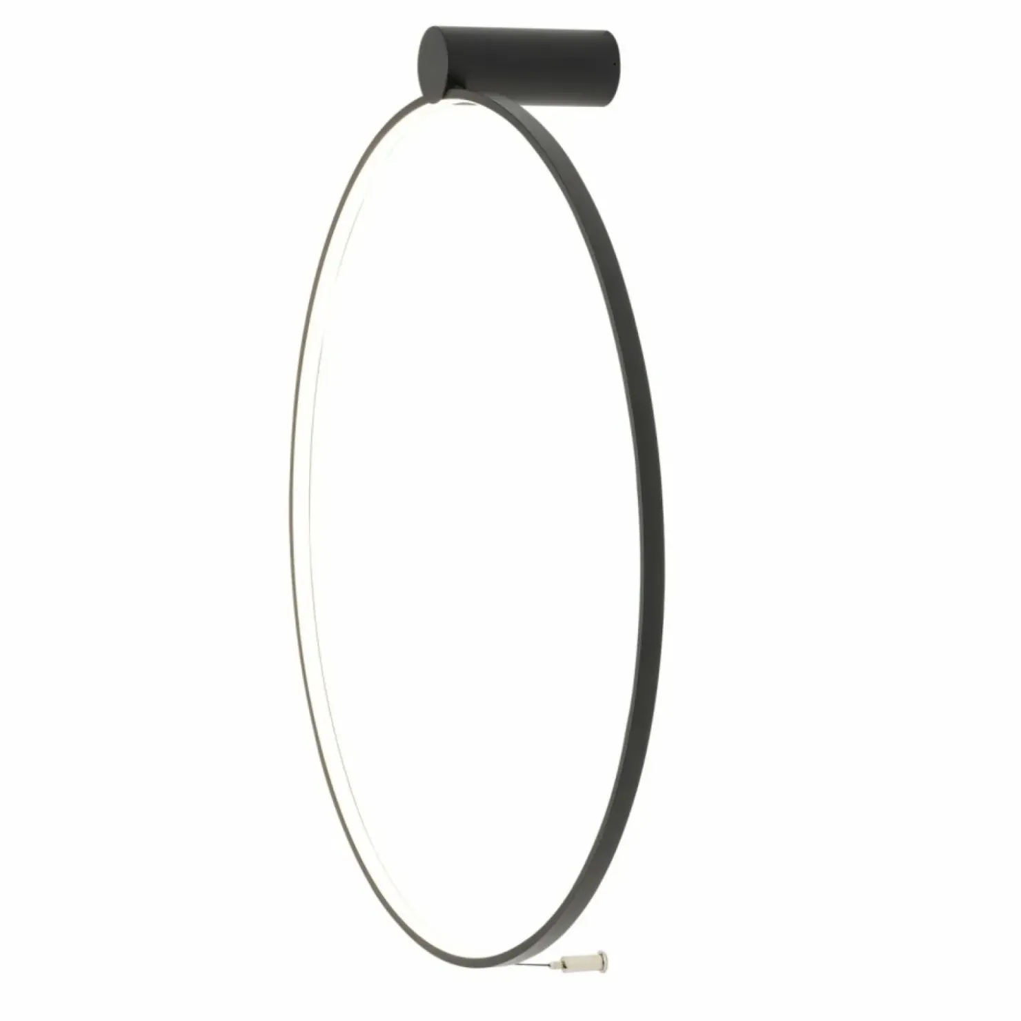 Czarna obręcz sufitowa plafon 4000K ⌀60cm 10865 CIRCOLO LED | Kaja*Sklep Kaja Best Sale