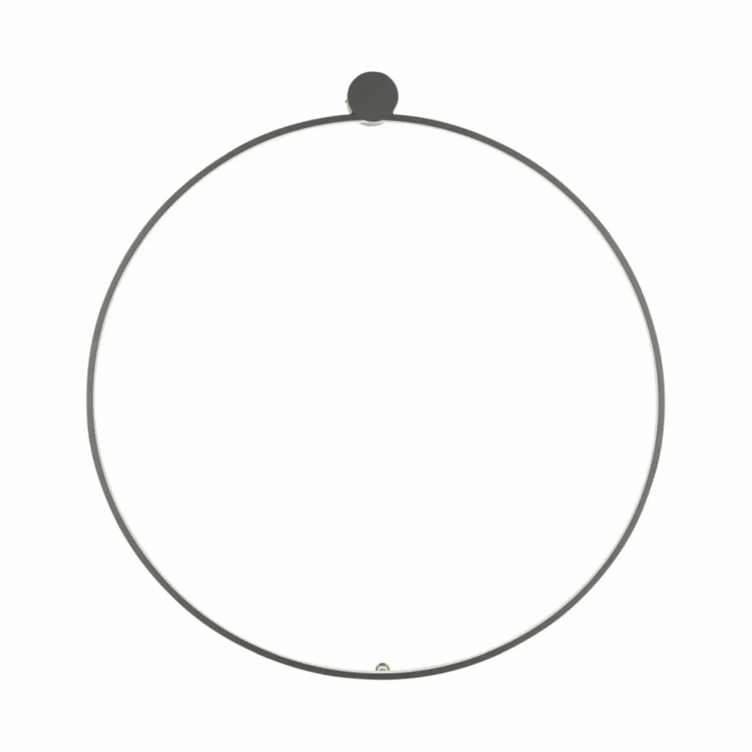 Czarna obręcz sufitowa plafon 4000K ⌀60cm 10865 CIRCOLO LED | Kaja*Sklep Kaja Best Sale