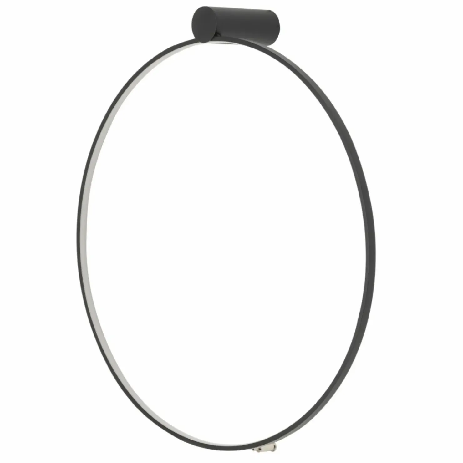 Czarna obręcz sufitowa plafon 4000K ⌀60cm 10865 CIRCOLO LED | Kaja*Sklep Kaja Best Sale