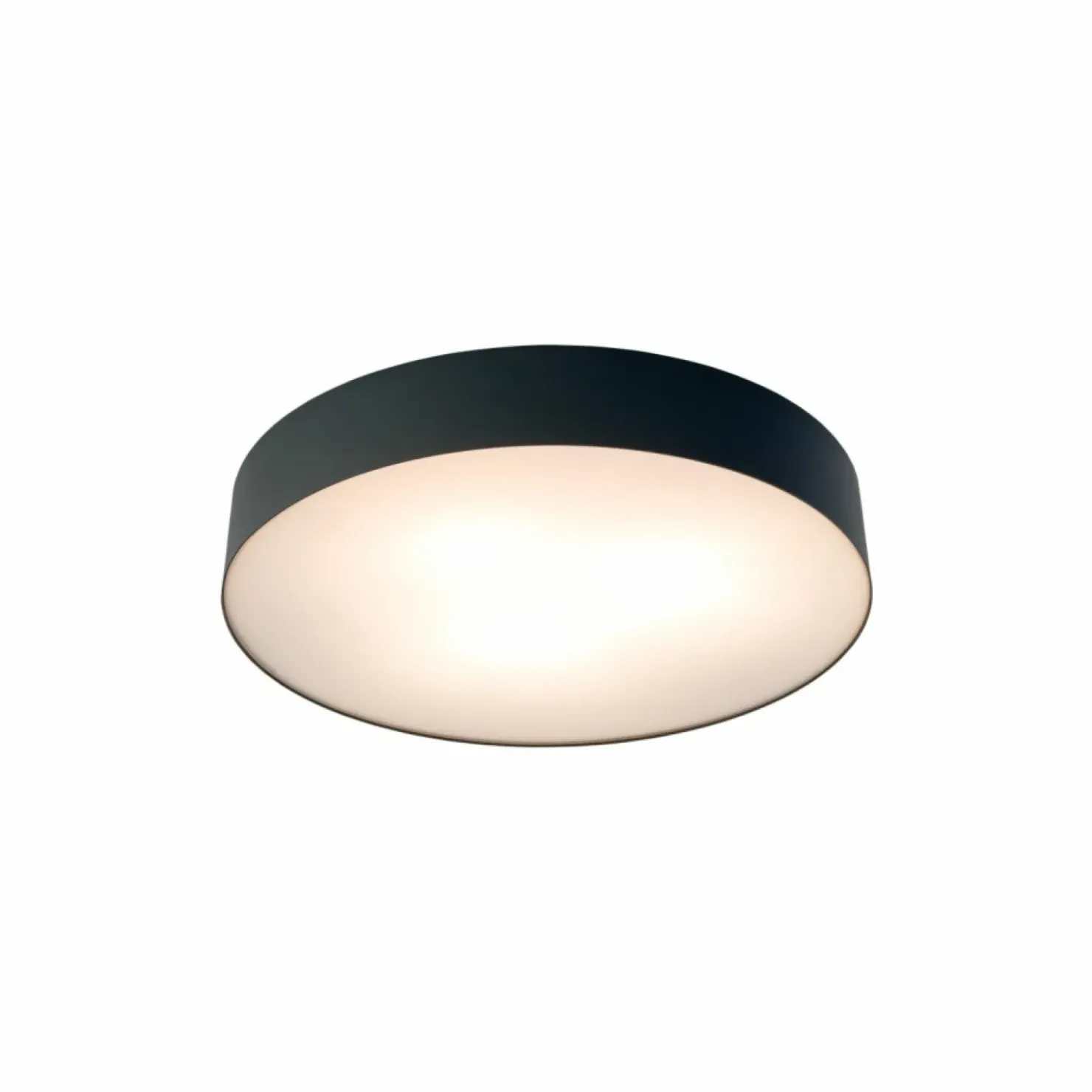 Czarna, okrągła lampa sufitowa ⌀40,5cm 10175 ARENA | Kaja Oświetlenie*Sklep Kaja Best Sale