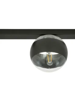 Czarna, pojedyncza lampa sufitowa z kloszem 1123/1 FIT | Kaja*Sklep Kaja Best