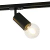 Czarna, regulowana głowica na E27 do szyny magnetycznej 922121-1-BL*Sklep Kaja Cheap