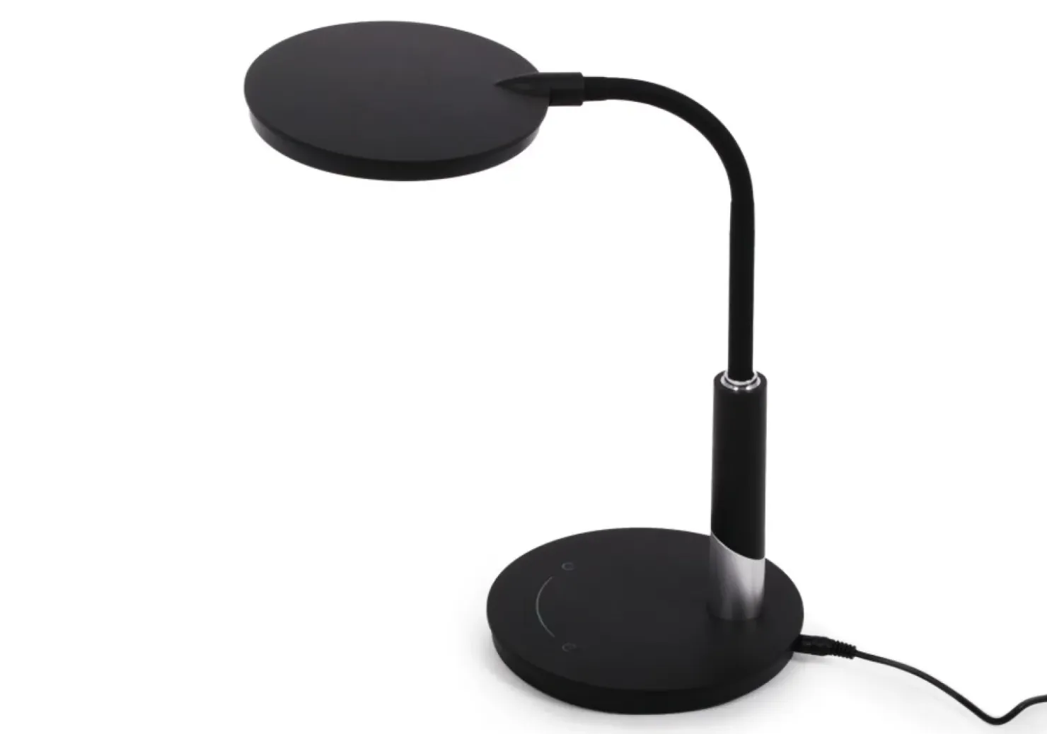 Czarna, solidna lampka biurkowa K-BL1237 z serii DINO*Sklep Kaja Best