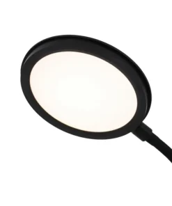 Czarna, solidna lampka biurkowa K-BL1237 z serii DINO*Sklep Kaja Best