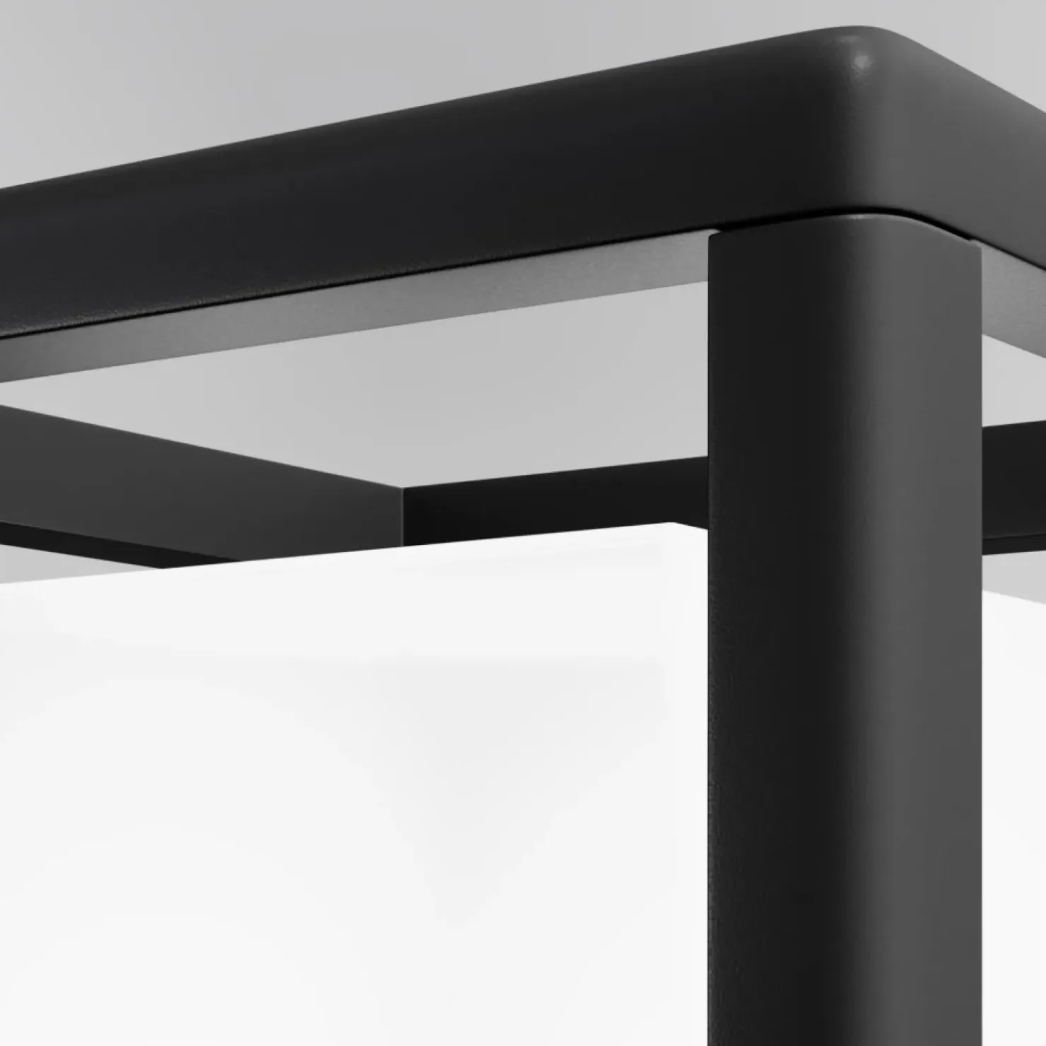 Czarna, zewnętrzna lampa ogrodowa O455FL-01GF1 z serii TRIM*Sklep Kaja Sale
