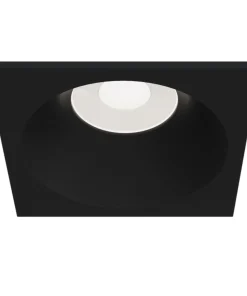 Czarne, nieruchome oczko podtynkowe DL033-2-01B ZOOM | Kaja*Sklep Kaja Outlet