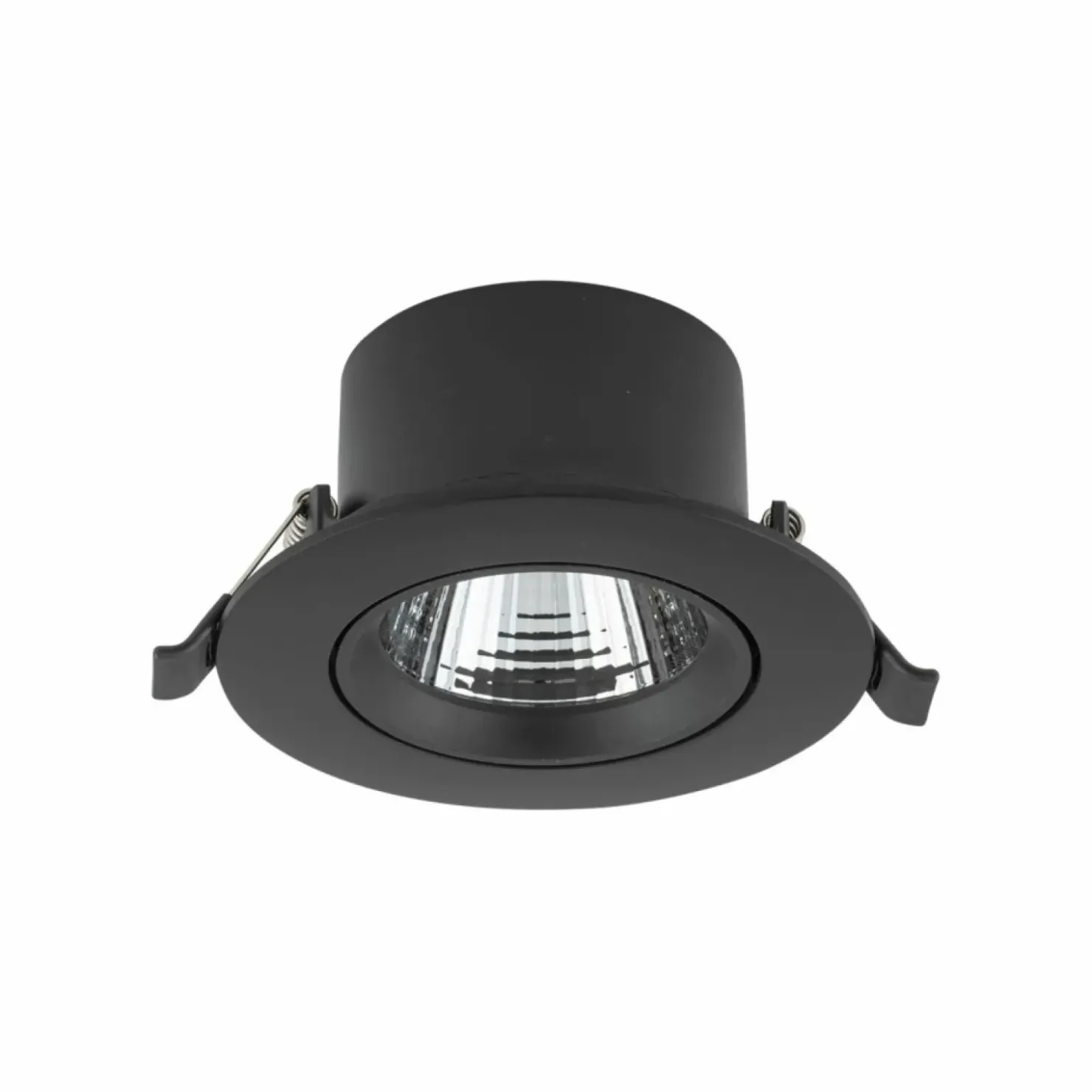 Czarne oczko podtynkowe LED 5W 4000K ⌀9cm 10550 EGINA LED | Kaja*Sklep Kaja Cheap