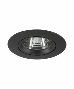 Czarne oczko podtynkowe LED 5W 4000K ⌀9cm 10550 EGINA LED | Kaja*Sklep Kaja Cheap