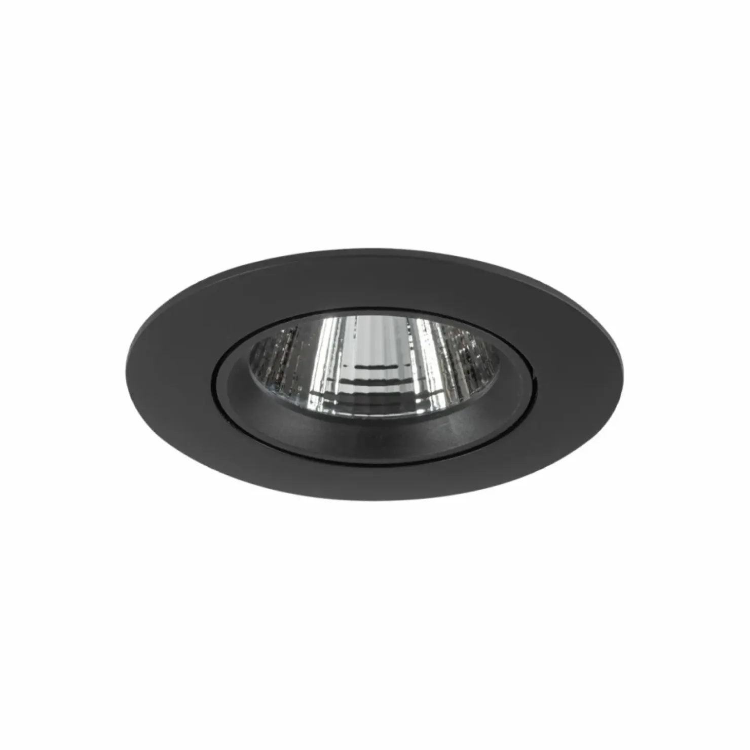 Czarne oczko podtynkowe LED 5W 4000K ⌀9cm 10550 EGINA LED | Kaja*Sklep Kaja Cheap