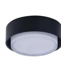 Czarne oczko podtynkowe LED do łazienki AZ4389 KASTORIA | Kaja*Sklep Kaja Best Sale