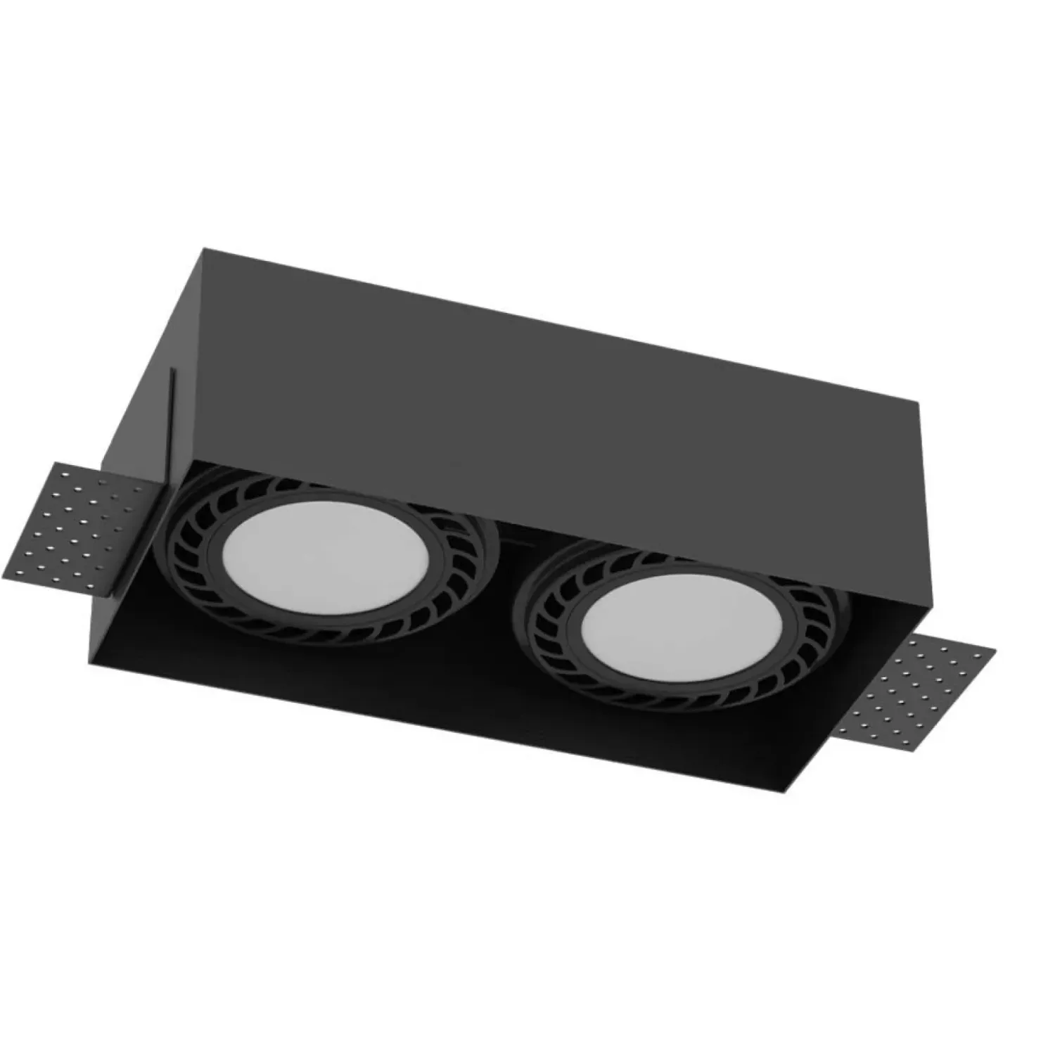 Czarne oczko podtynkowe 12x24,2cm GU10/ES111 ANT 3270 z serii CAGE*Sklep Kaja Cheap