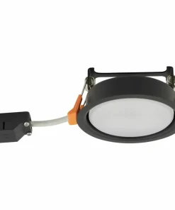Czarne, okrągłe oczko podtynkowe GX53 ⌀9,5cm 10841 UNO | Kaja*Sklep Kaja Sale