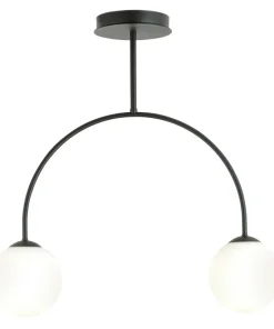 Fashion Sklep Kaja Czarno-biała, klasyczna lampa sufitowa, do salonu 1288/2 z serii ARCHI