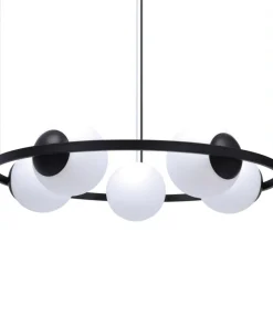 Cheap Sklep Kaja Czarno-biała lampa wisząca w stylu klasycznym 5011 z serii ORBIT