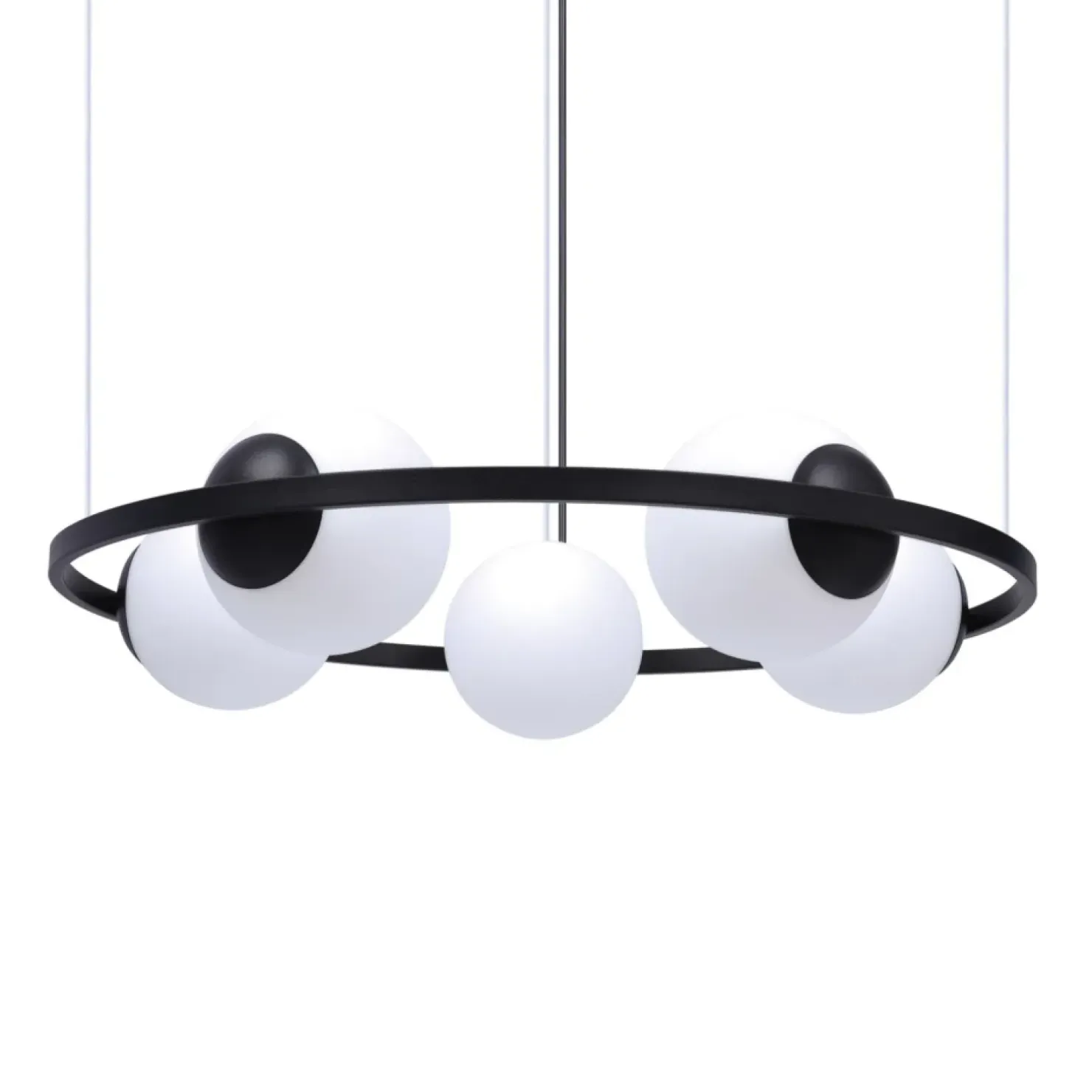 Cheap Sklep Kaja Czarno-biała lampa wisząca w stylu klasycznym 5011 z serii ORBIT