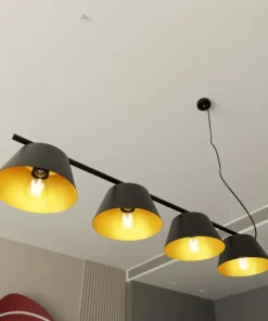 New Sklep Kaja Czarno-złota lampa do oświetlenia stołu 1337/4 GELATO | Kaja