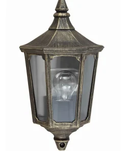 Czarno-złota lampa elewacyjna GZH-CKL7 z serii CRICKLADE*Sklep Kaja Fashion