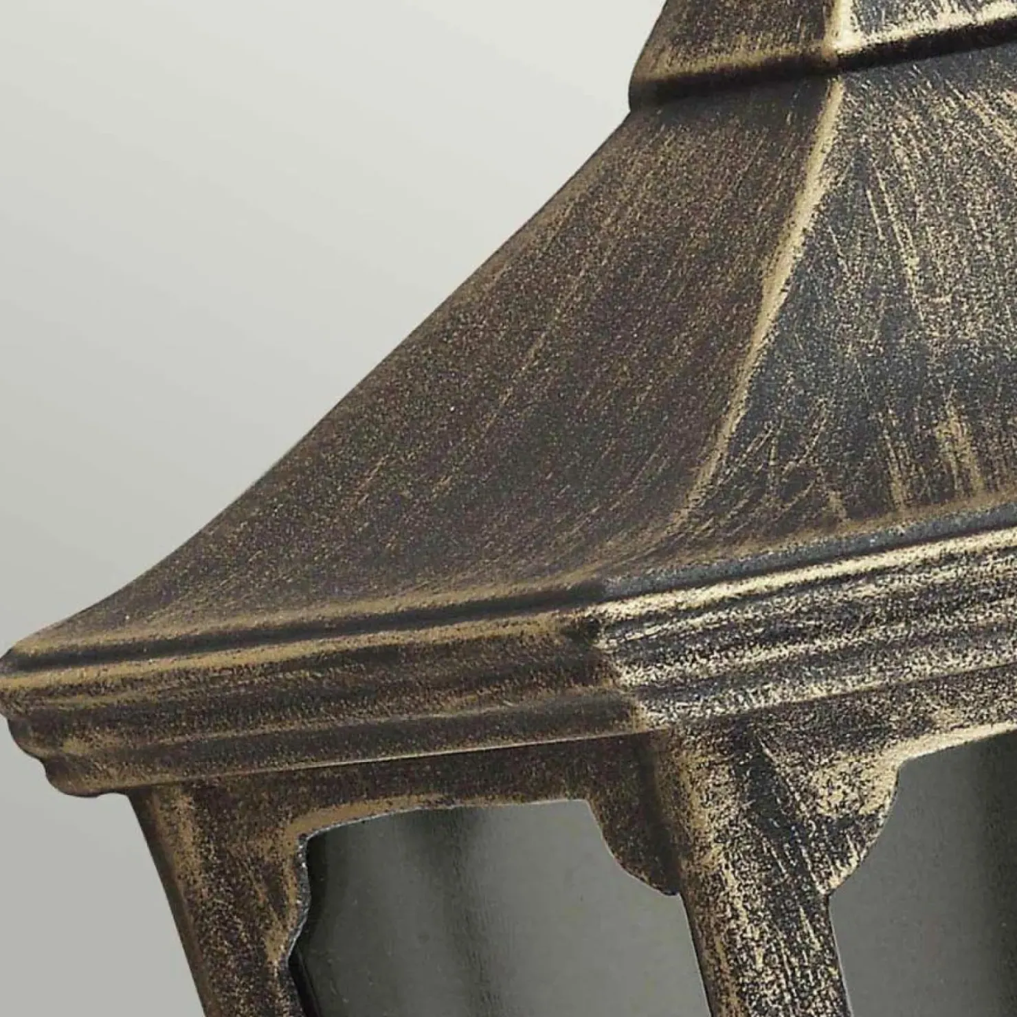 Czarno-złota lampa elewacyjna GZH-CKL7 z serii CRICKLADE*Sklep Kaja Fashion