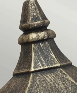 Czarno-złota lampa elewacyjna GZH-CKL7 z serii CRICKLADE*Sklep Kaja Fashion