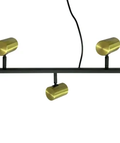 Cheap Sklep Kaja Czarno-złota lampa nad wyspę kuchenną LP-731/6L GD SNOW | Kaja