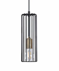 Store Sklep Kaja Czarno-złota lampa wisząca - okrągła podsufitka K-4937 | Kaja