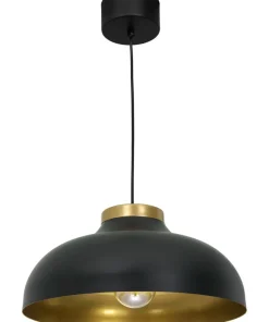 New Sklep Kaja Czarno-złota lampa wisząca, do każdego salonu LX 1733 z serii BASCA