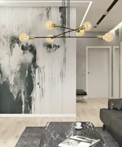 Hot Sklep Kaja Czarno-złota lampa wisząca w stylu industrialnym 785/6 | Kaja