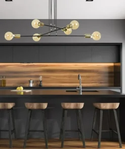 Hot Sklep Kaja Czarno-złota lampa wisząca w stylu industrialnym 785/6 | Kaja