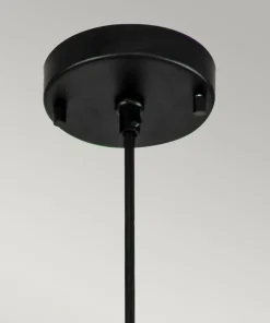 Store Sklep Kaja Czarno-złota lampa wisząca z ozdobą ETOILE-P-S-MB z serii ETOILE