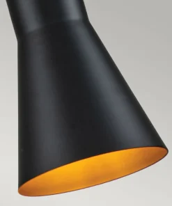 Store Sklep Kaja Czarno-złota lampa wisząca z ozdobą ETOILE-P-S-MB z serii ETOILE
