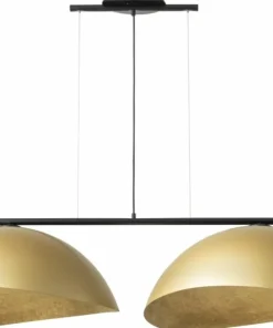 Shop Sklep Kaja Czarno-złota lampa wisząca z dużymi abażurami SIG 40581 SOLAR | Kaja