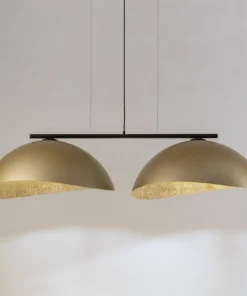 Shop Sklep Kaja Czarno-złota lampa wisząca z dużymi abażurami SIG 40581 SOLAR | Kaja