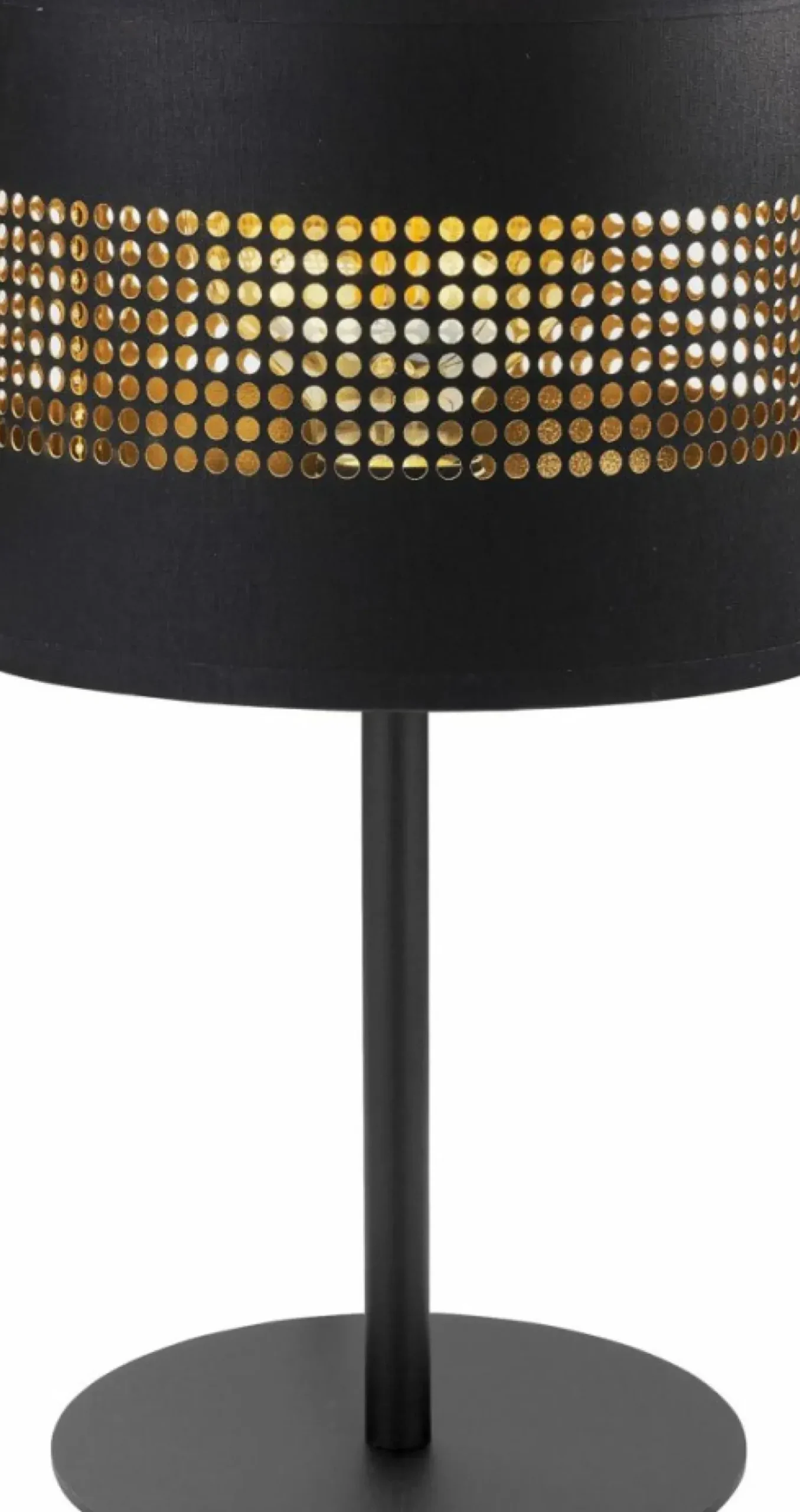 Czarno-złota lampka do sypialni TK 5054 TAGO BLACK | Kaja Oświetlenie*Sklep Kaja Sale