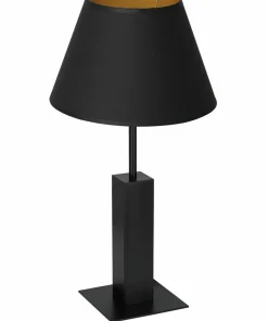 Czarno-złota lampka nocna, do gabinetu LX 3643 z serii TABLE LAMPS*Sklep Kaja Outlet