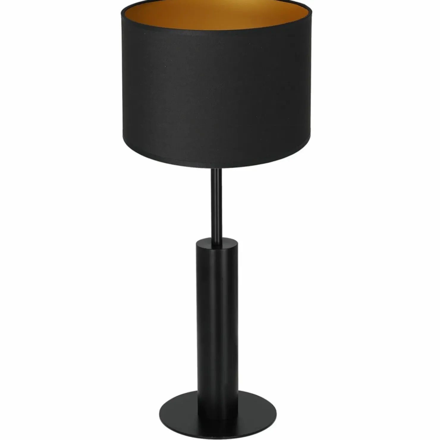 Czarno-złota lampka nocna, z abażurem LX 3678 z serii TABLE LAMPS*Sklep Kaja Best Sale