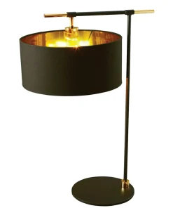 Czarno-złota lampka stołowa, nocna BALANCE-TL-BKPB z serii BALANCE*Sklep Kaja Online