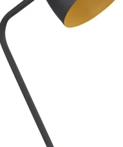 Czarno-złota lampka stołowa TK 5036 SOHO BLACK | Kaja Oświetlenie*Sklep Kaja Clearance