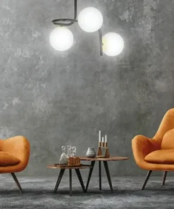 Sale Sklep Kaja Czarno-złota, metalowa lampa sufitowa 1032/3 RAGNAR | Kaja Oświetlenie