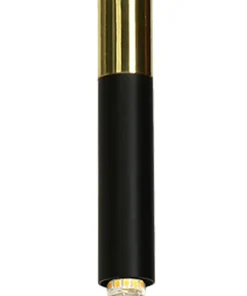 Best Sale Sklep Kaja Czarno-złota tuba, punktowa lampa wisząca MLP6333 z serii MONZA | Kaja Oświetlen