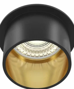 Czarno-złoty downlight podtynkowy GU10 DL050-01GB REIF | Kaja*Sklep Kaja Store